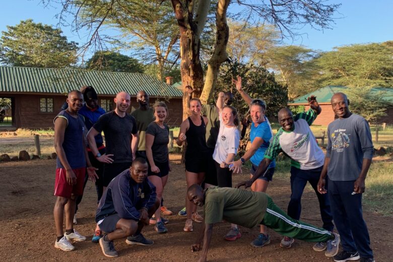 Running with the wildlife rangers in Lewa