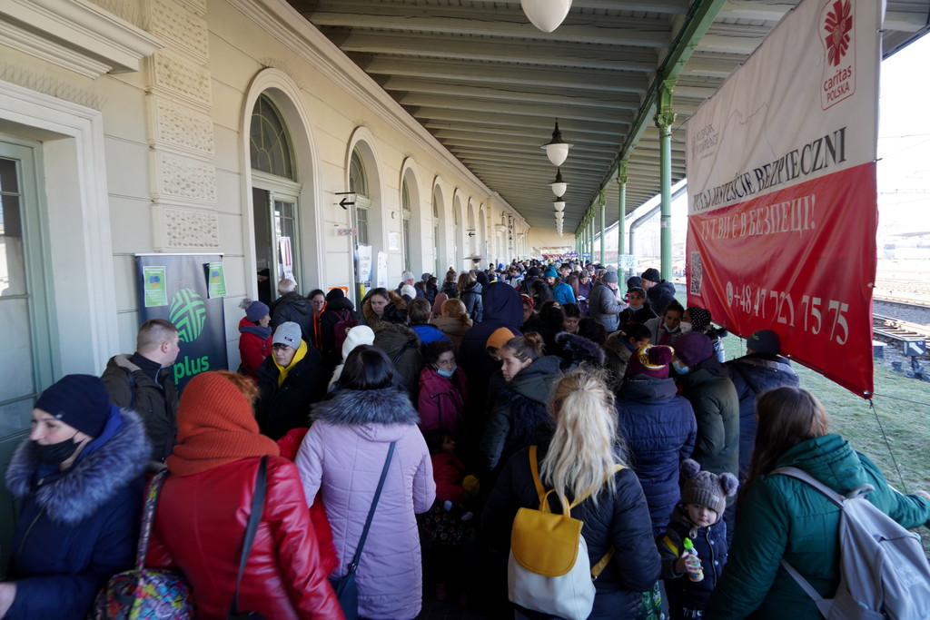 Ukrainian refugees in Poland